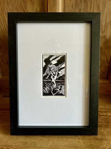 Gustav vigeland woodcut - vigeland,
