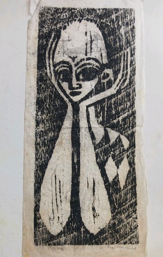 Woodcut portrait maj - portrait,