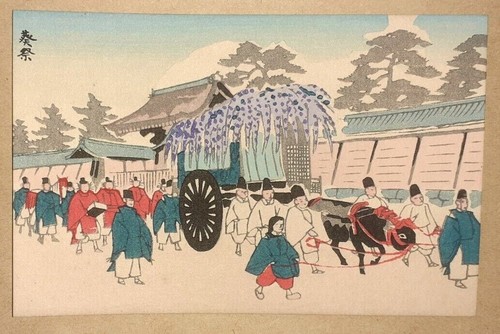 Tokuriki postcard kyoto - postcard,