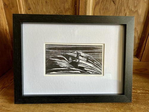 Gustav vigeland woodcut - gustav,