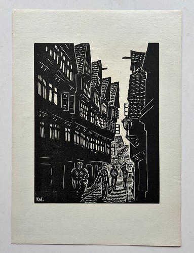 Woodcut nr2 klaus wrage - woodcut,