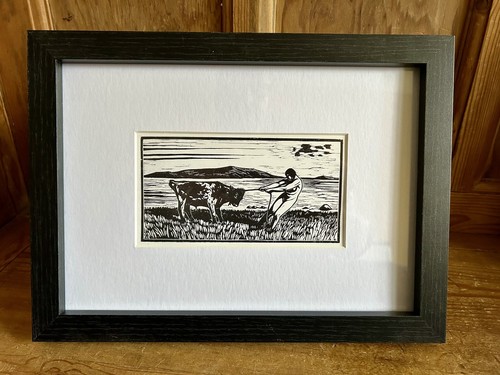 Gustav vigeland woodcut - -,