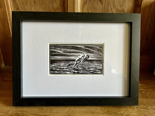 Gustav vigeland woodcut - woodcut,