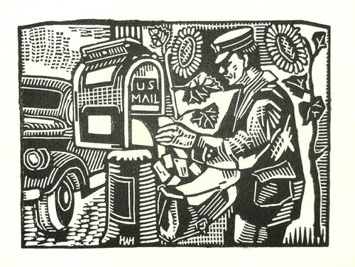 Mail man postman post heller - mail,