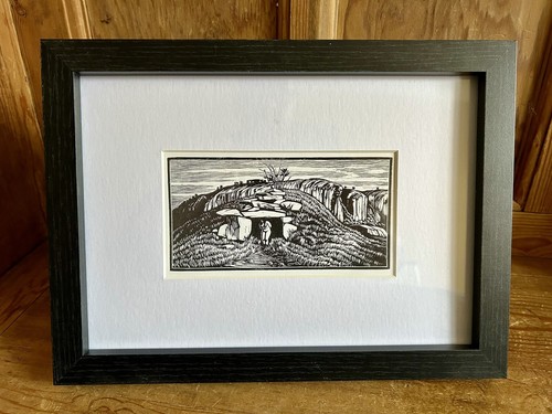 Gustav vigeland woodcut - gustav,