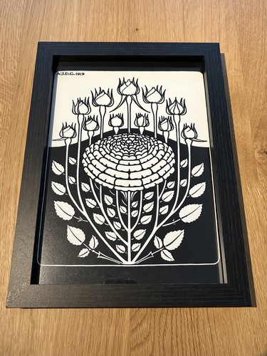 Rose bush framed - bush’-,