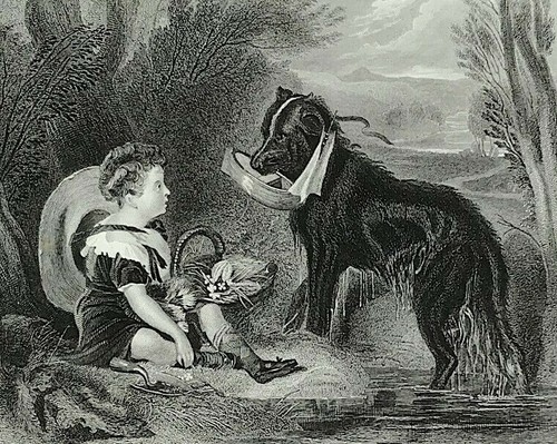 The friends edwin landseer - edwin,