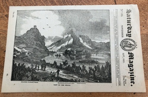 1833 wood cut print titled - , "