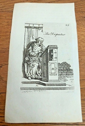 Original 1750 small - 1750, woodcut