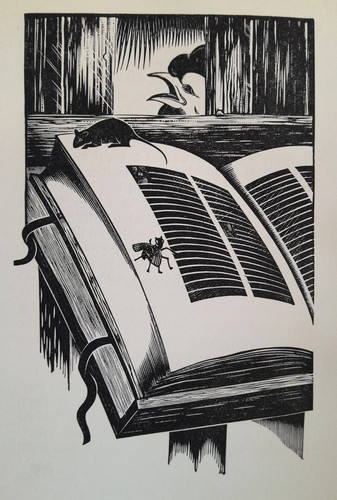 Gibbings cock mouse - cock, print