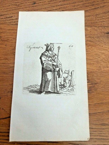 Original 1750 small woodcut - 1750, by