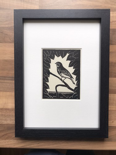 Brambling framed - ‘brambling’-,