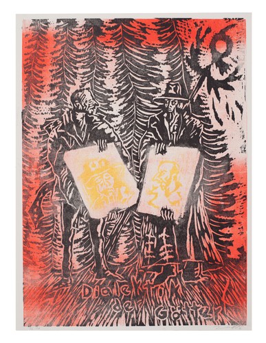 Jörg immendorff original - jörg, immendorff,