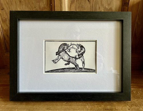 Gustav vigeland woodcut - -,