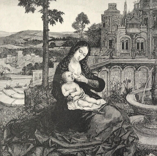 Virgin and child after - virgin,