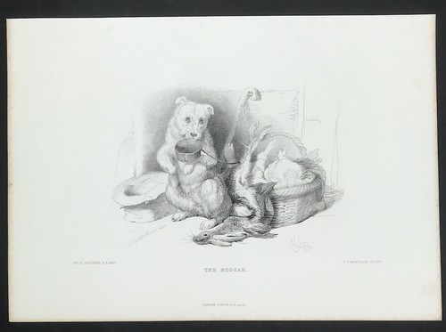 The beggar dog - edwin, landseer