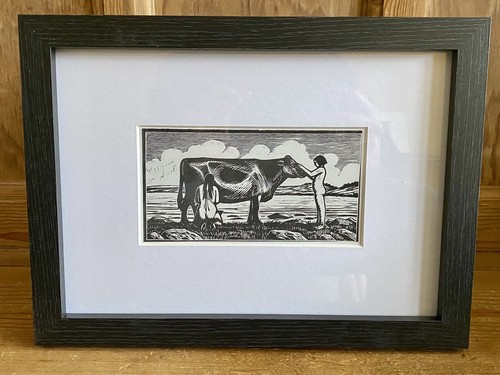 Gustav vigeland woodcut - vigeland,