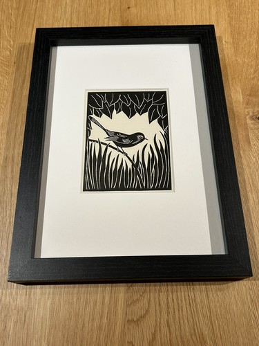 Dartford warbler framed - ‘dartford, warbler’-