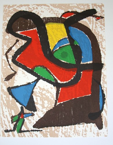 Joan miró original woodcut - original,