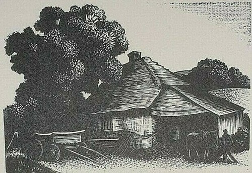 Blacksmith smithy print - blacksmith,