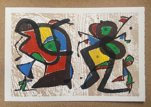 Joan miro woodcut original - miro,