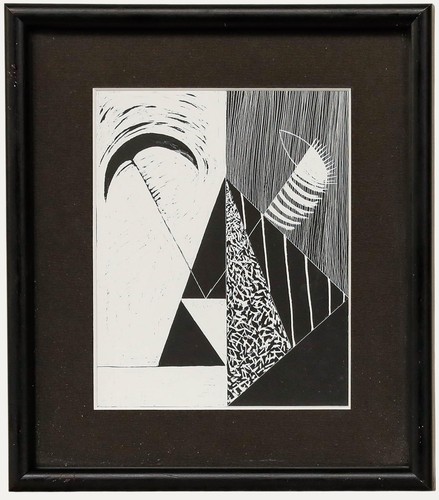 20th century woodcut shapes - 20th,