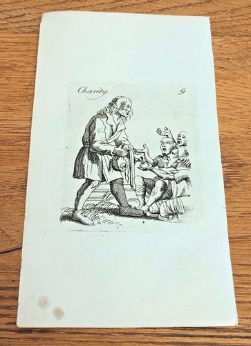 Original 1750 small - 1750, woodcut