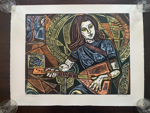 Irving amen musician woodcut - amen,