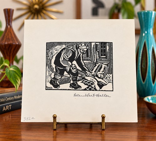 Helen west heller small signed - west,