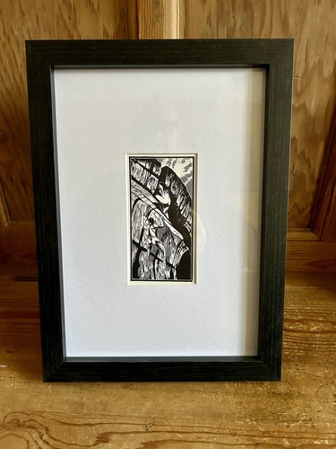 Gustav vigeland woodcut - gustav,