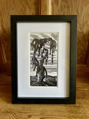 Gustav vigeland woodcut - -,