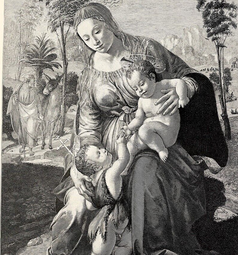 The madonna from painting - the,