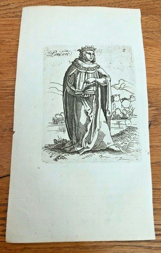 Original 1750 small woodcut - original,