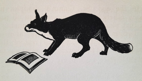 Gibbings fox book print - , of