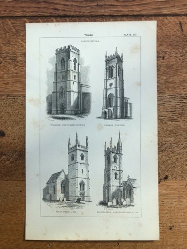 1850 gothic architecture print