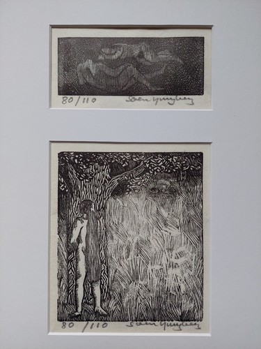 Sven ljungberg signed woodcut - ljungberg,