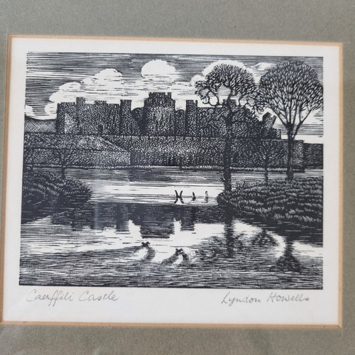 Lyndon howells signed - lyndon, woodcut