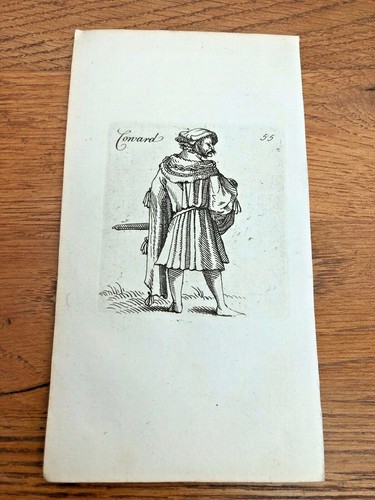 Original 1750 small woodcut - 1750, by