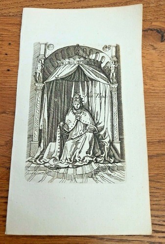 Original 1750 small woodcut - 1750,