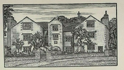 Coleby hall yorkshire print - hall,yorkshire, of