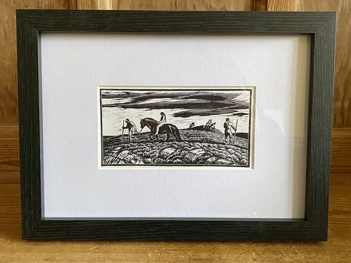 Gustav vigeland woodcut - vigeland,
