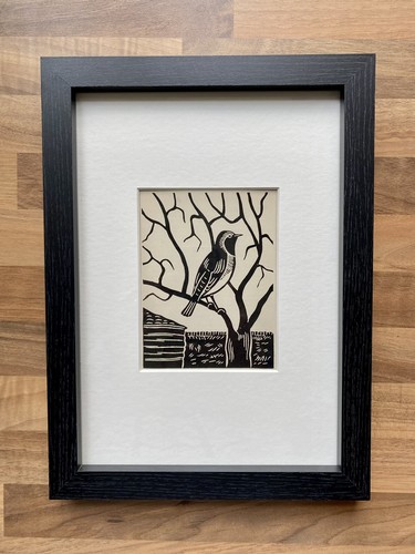 Redstart framed - -,