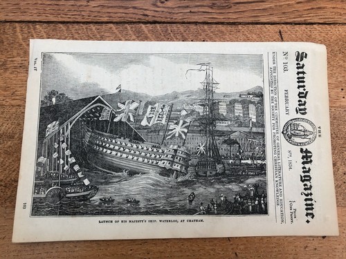 1834 wood cut print titled - , "