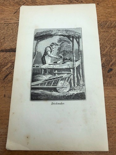 1835 woodcut print english - 1835,
